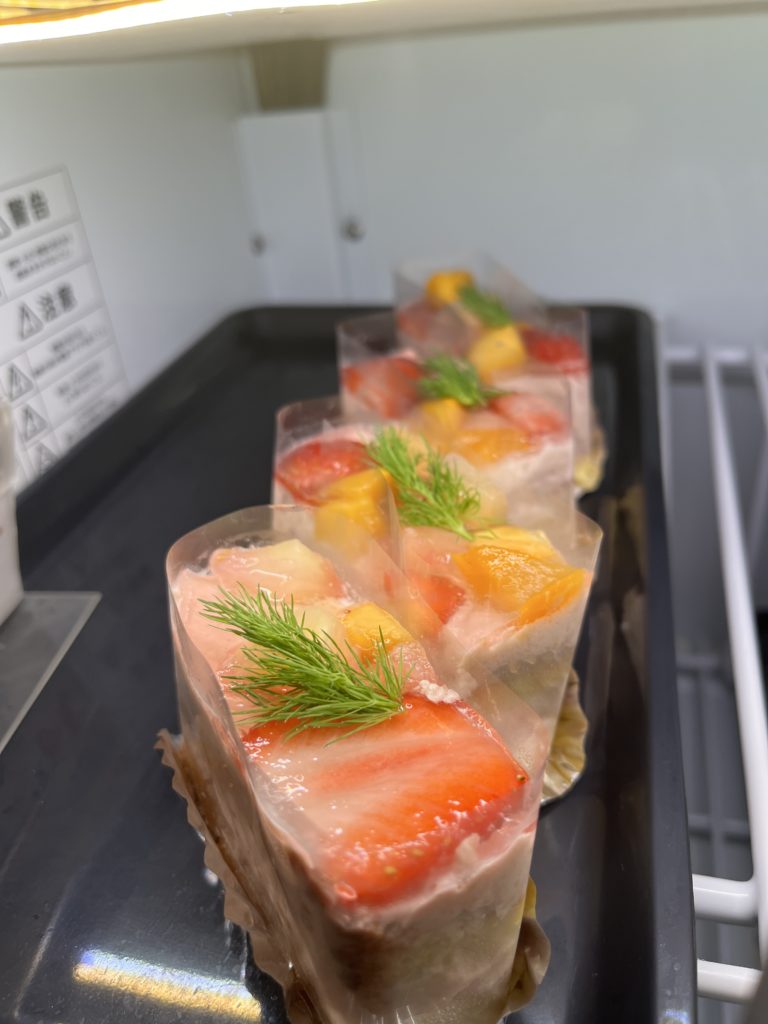 フルーツババロア
